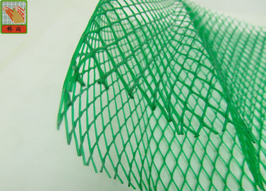 HDPE 다이아몬드 구멍은 그물세공, 녹색 방어적인 플라스틱 메시 소매 플라스틱 내밀었습니다
